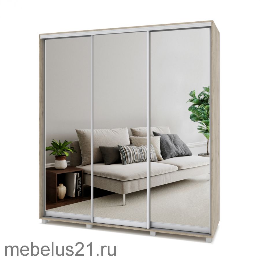 Шкаф купе Мартин с зеркалом 2 м