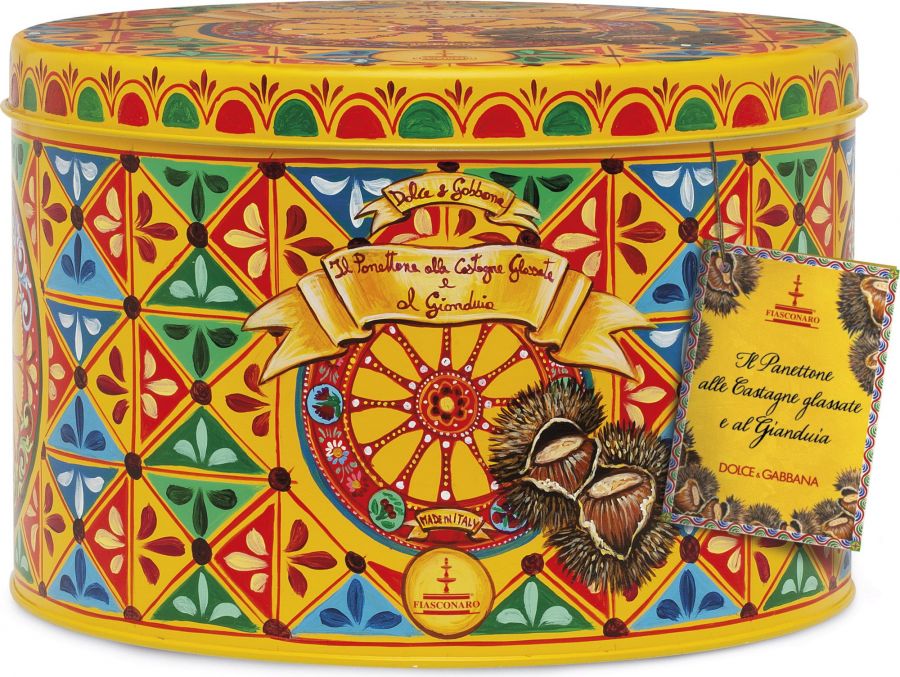 Панеттоне с каштанами Dolce Gabbana Fiasconaro 1000 г, Panettone alle castagne  1000 g
