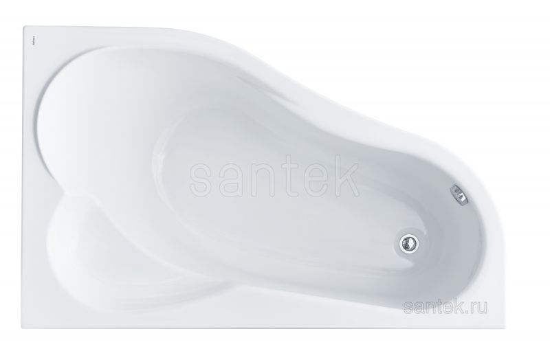 Ванна акриловая Santek Ибица XL 160х100 R асимметричная 1WH112037