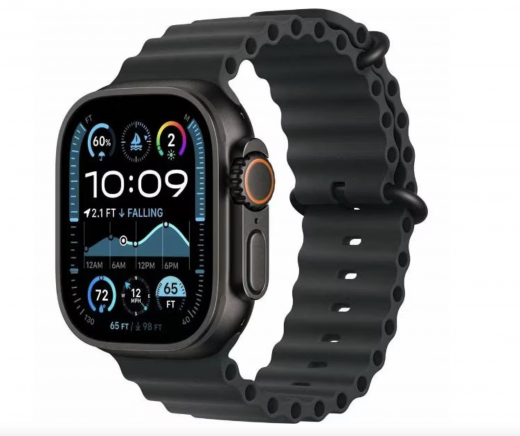 Apple Watch Ultra 2 (2024) 49mm Black Titanium, ремешок Ocean Band