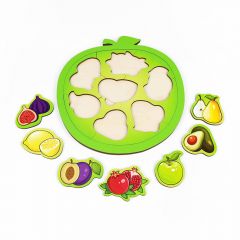 Деревянный пазл Фрукты от Yoshatoys