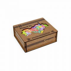 Деревянный пазл Карта Марий Эл премиум от Yoshatoys