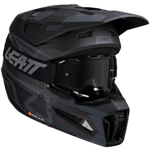 Leatt Kit Moto 3.5 V26 Stealth (2026) шлем + очки Leatt Vizion 3.5