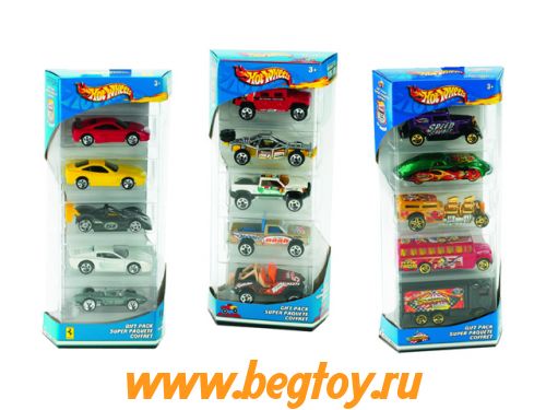 HOT WHEELS набор из 5 штук GHP55