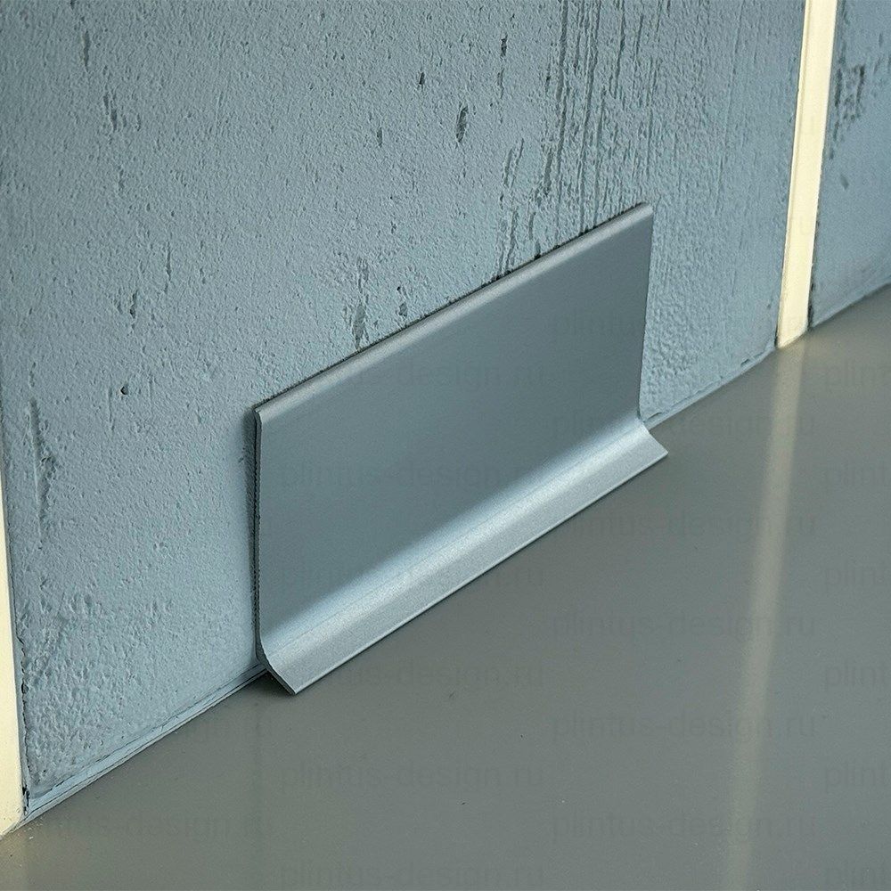 Плинтус Symetric L 40-100 мм Серебристый