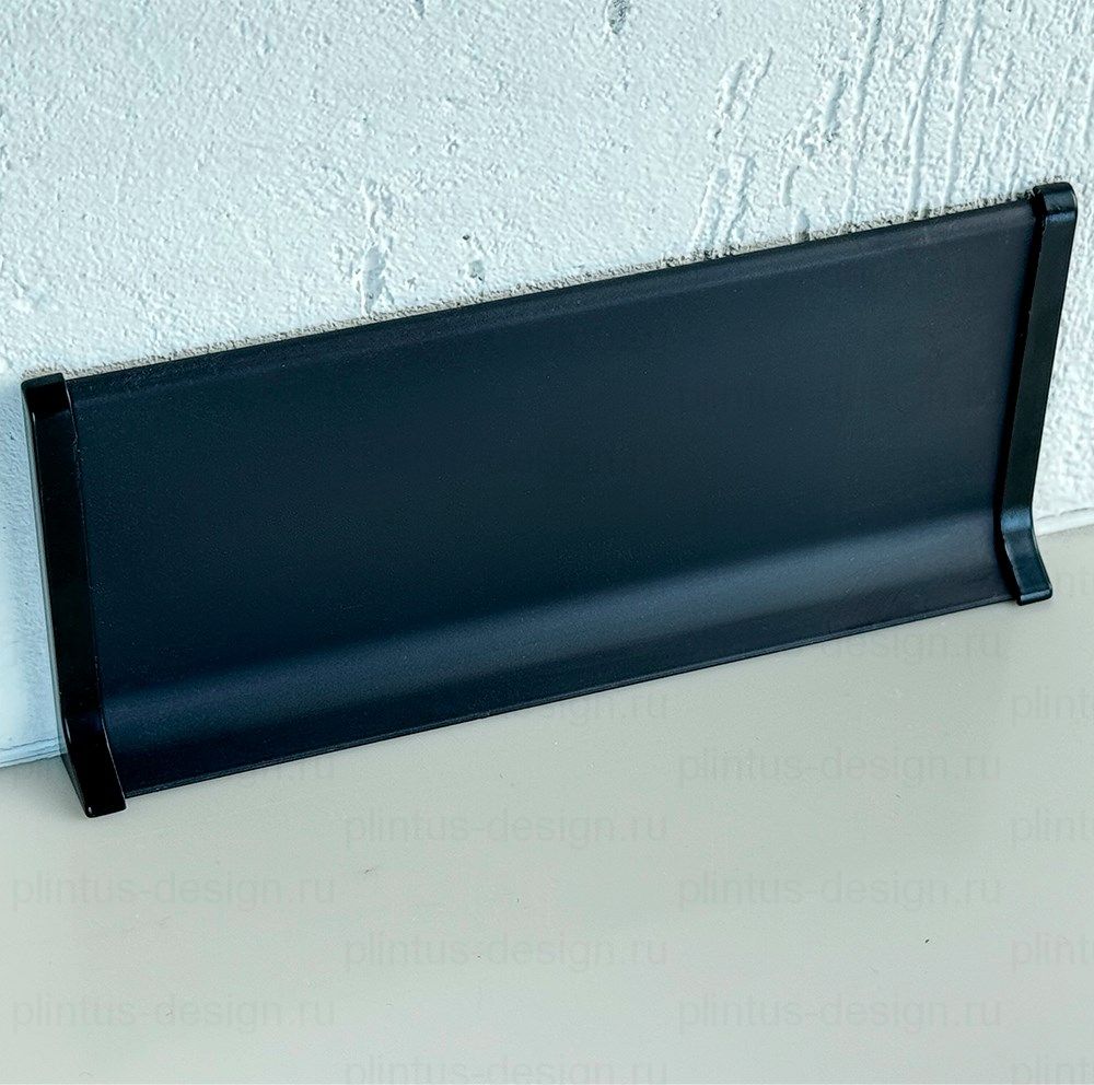 Плинтус Symetric L 40-100 мм чёрный