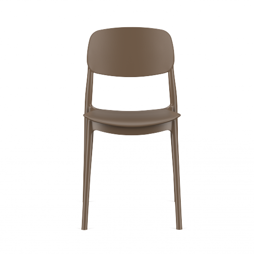 Стул пластиковый, штабелируемый ELLER (капучино)