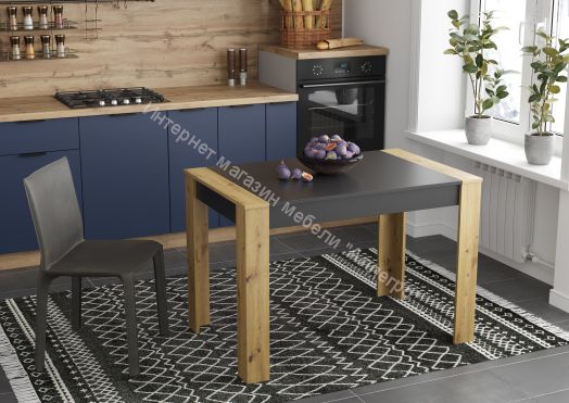 Стол обеденный Vega Артизан/Чёрный