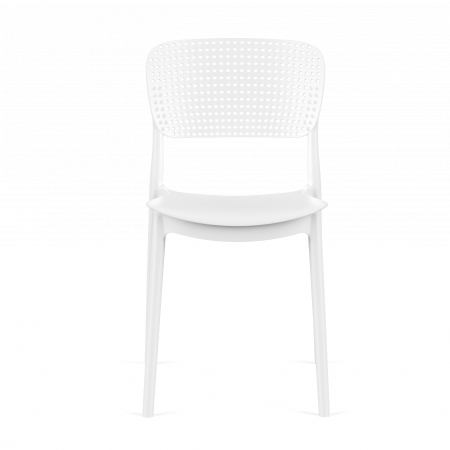 Стул пластиковый, штабелируемый ESKA  (белый)
