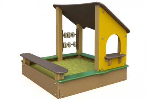 Песочница "Хижина"