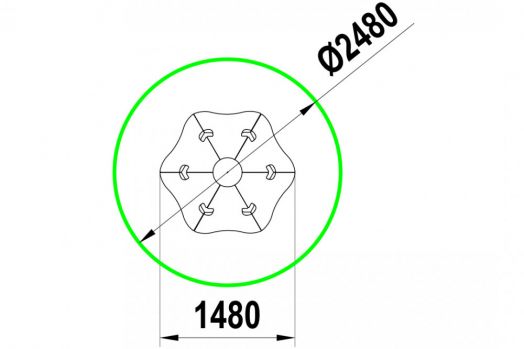Навес для песочницы "Гриб"