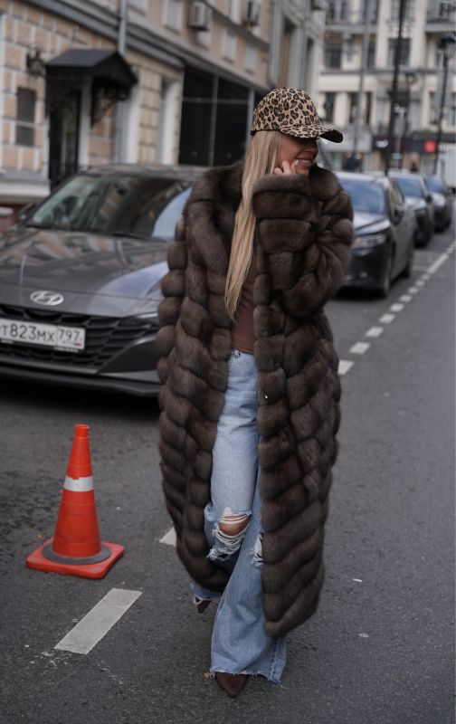 Шуба из соболя premium new collection