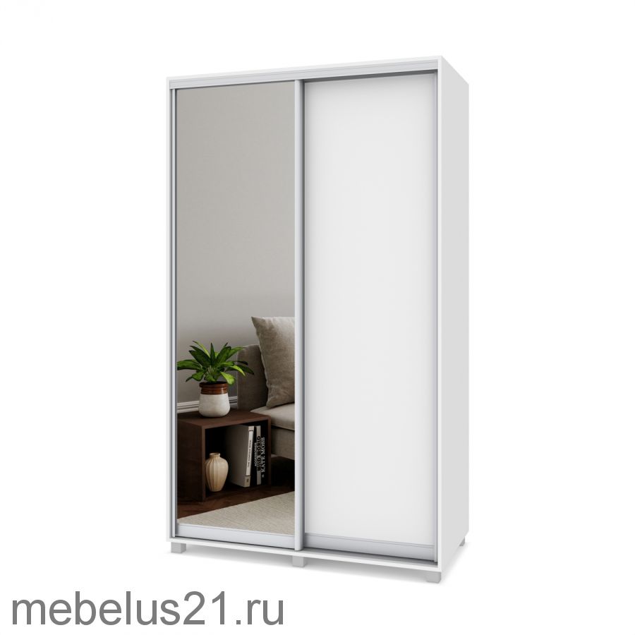 Шкаф купе с зеркалом Роланд 1,3 м