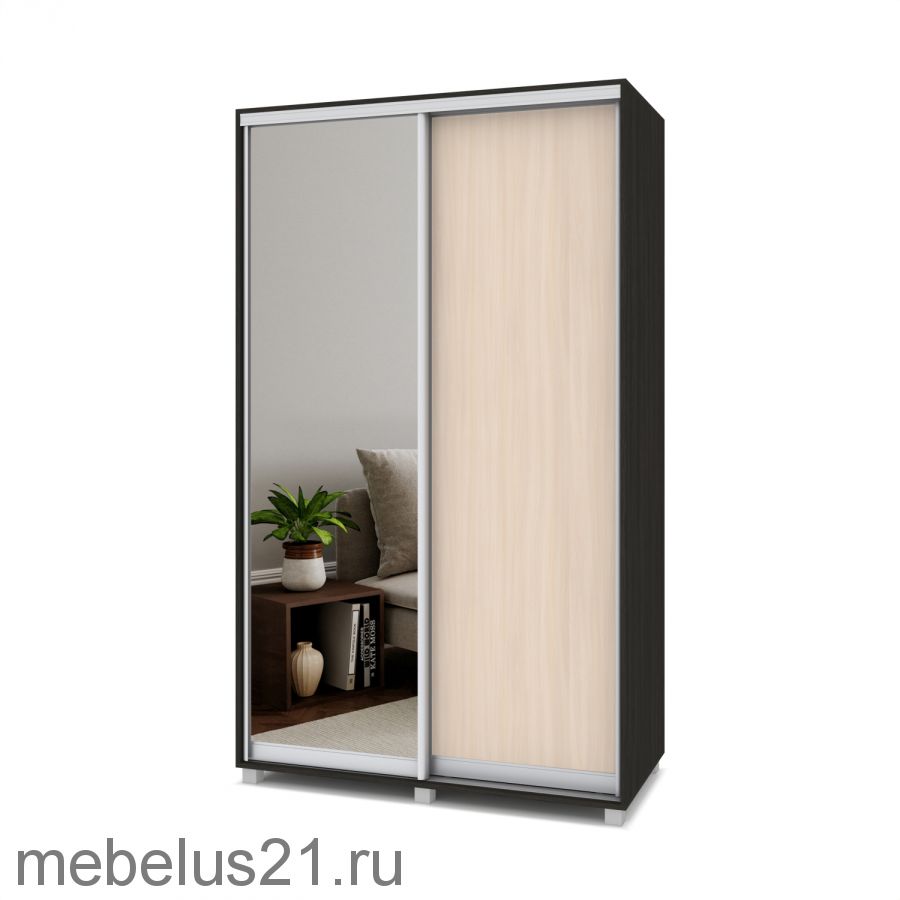 Шкаф купе с зеркалом Роланд 1,3 м