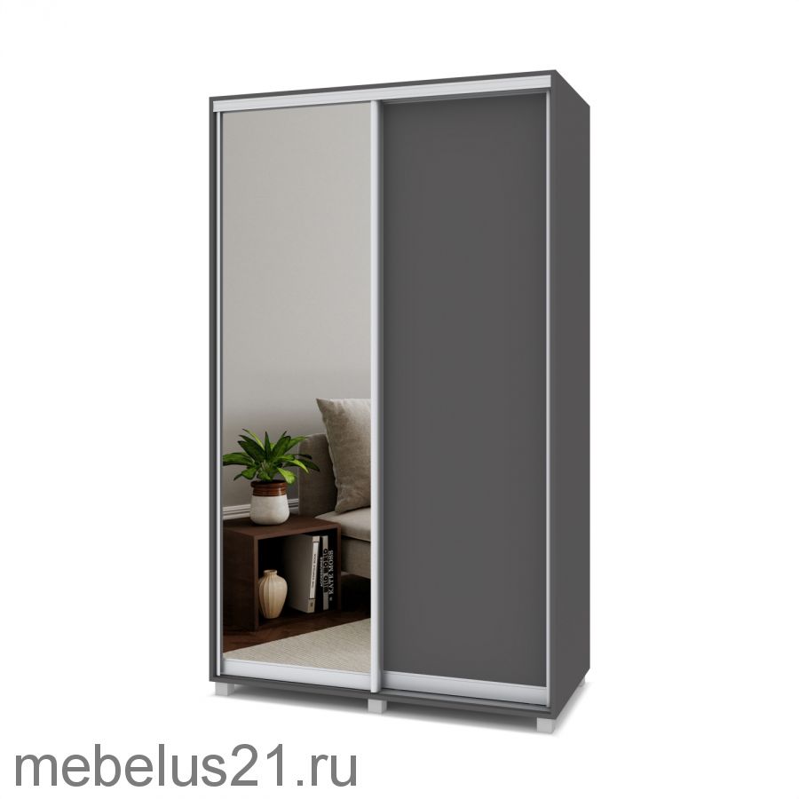 Шкаф купе с зеркалом Роланд 1,3 м