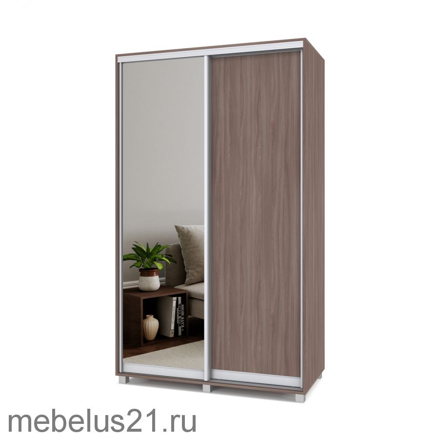 Шкаф купе с зеркалом Роланд 1,3 м