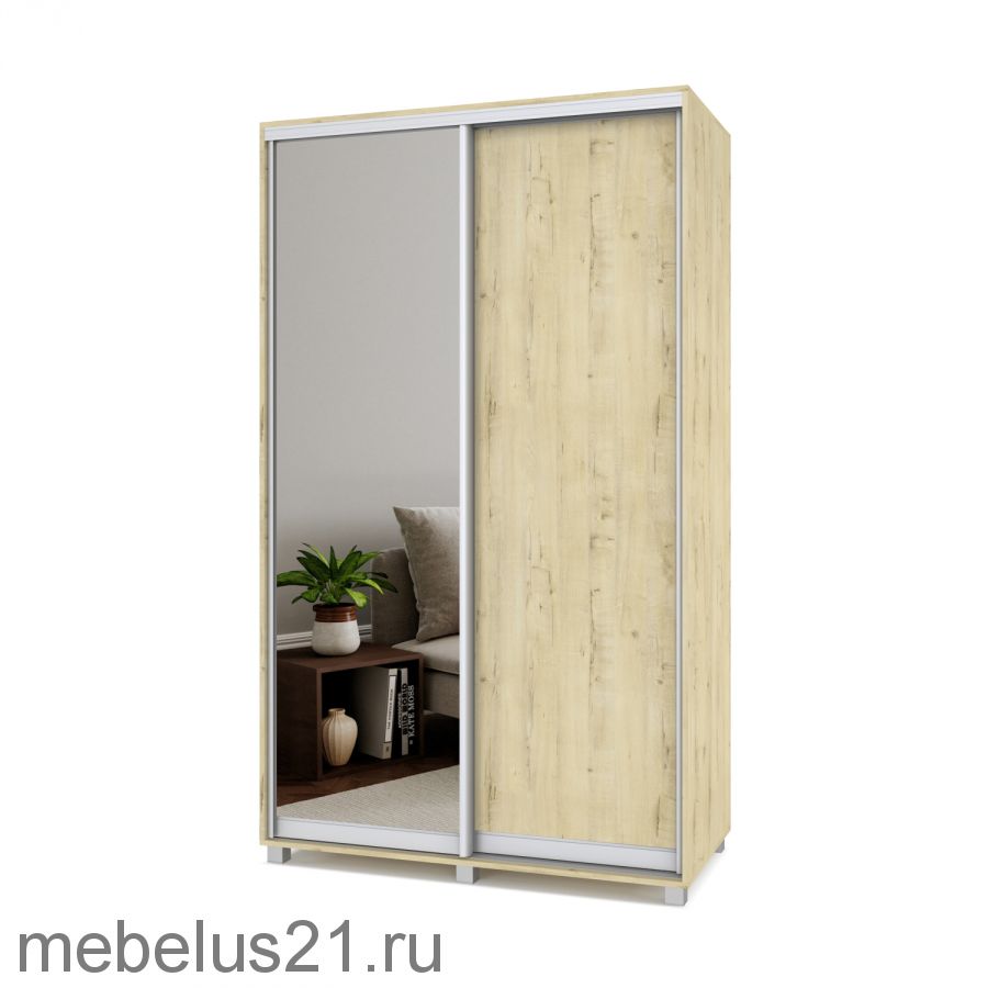 Шкаф купе с зеркалом Роланд 140