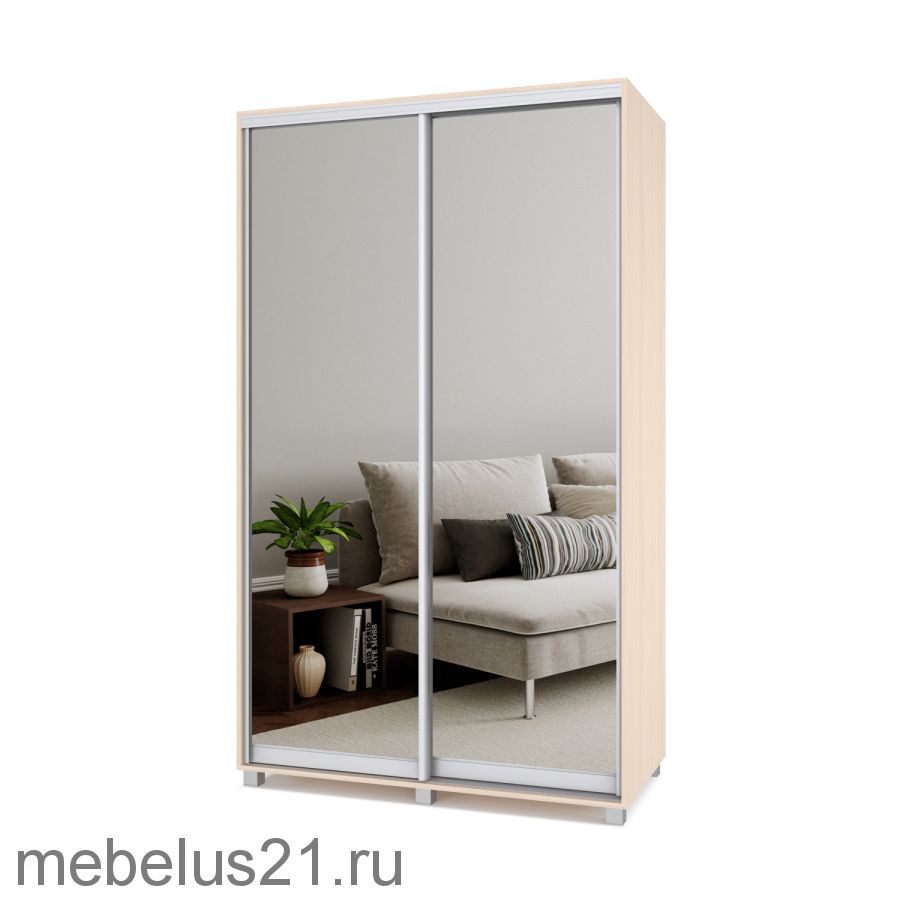 Шкаф купе с зеркалами Роланд 1,3