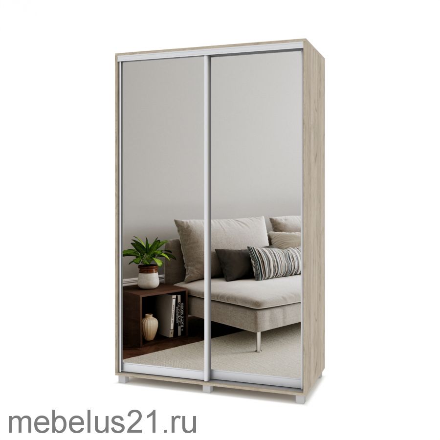 Шкаф купе с зеркалами Роланд 1,4 м