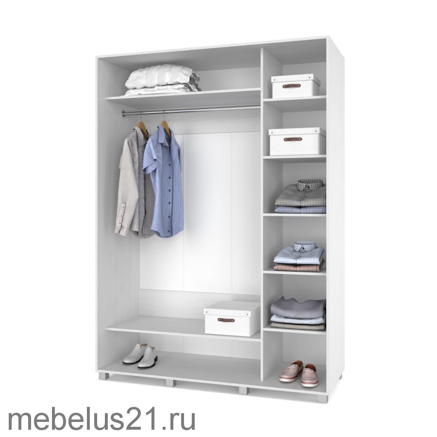 Шкаф купе с зеркалами Роланд 1,6 м