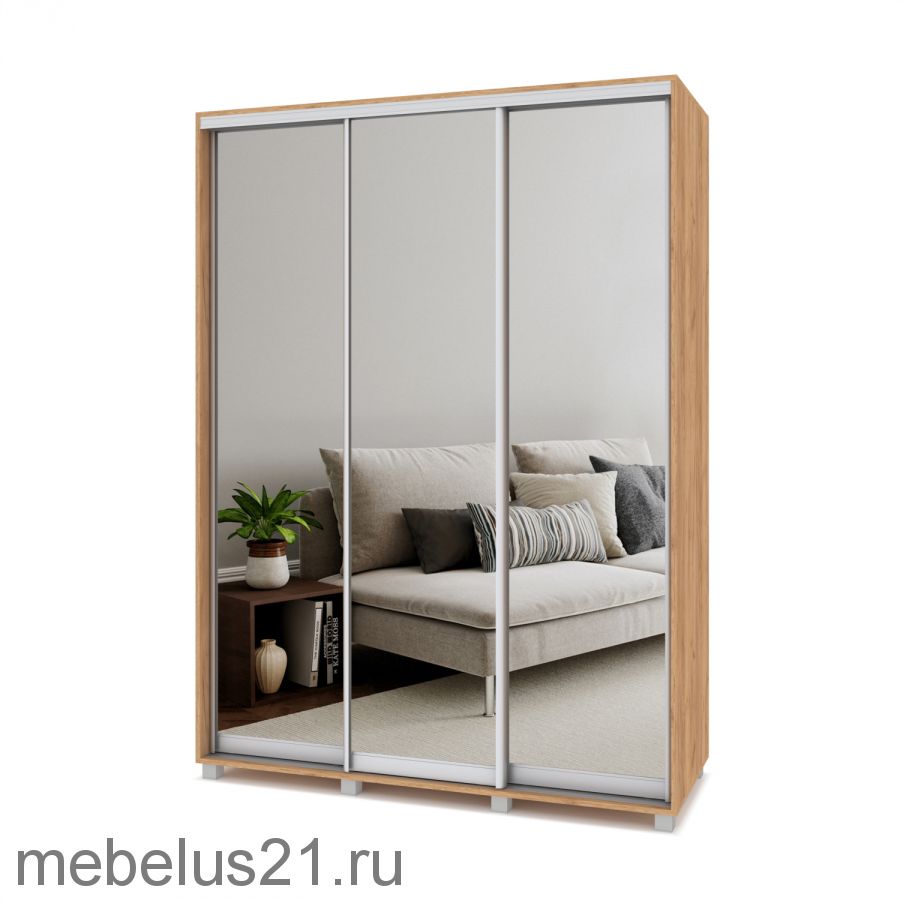 Шкаф купе с зеркалами Роланд 1,7 м