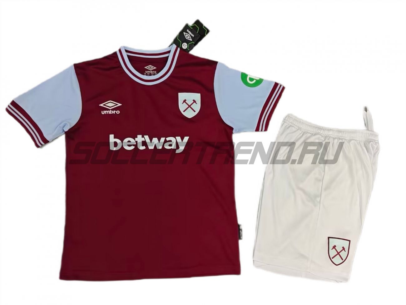 Детский комплект West Ham United(домашняя форма) 24/25