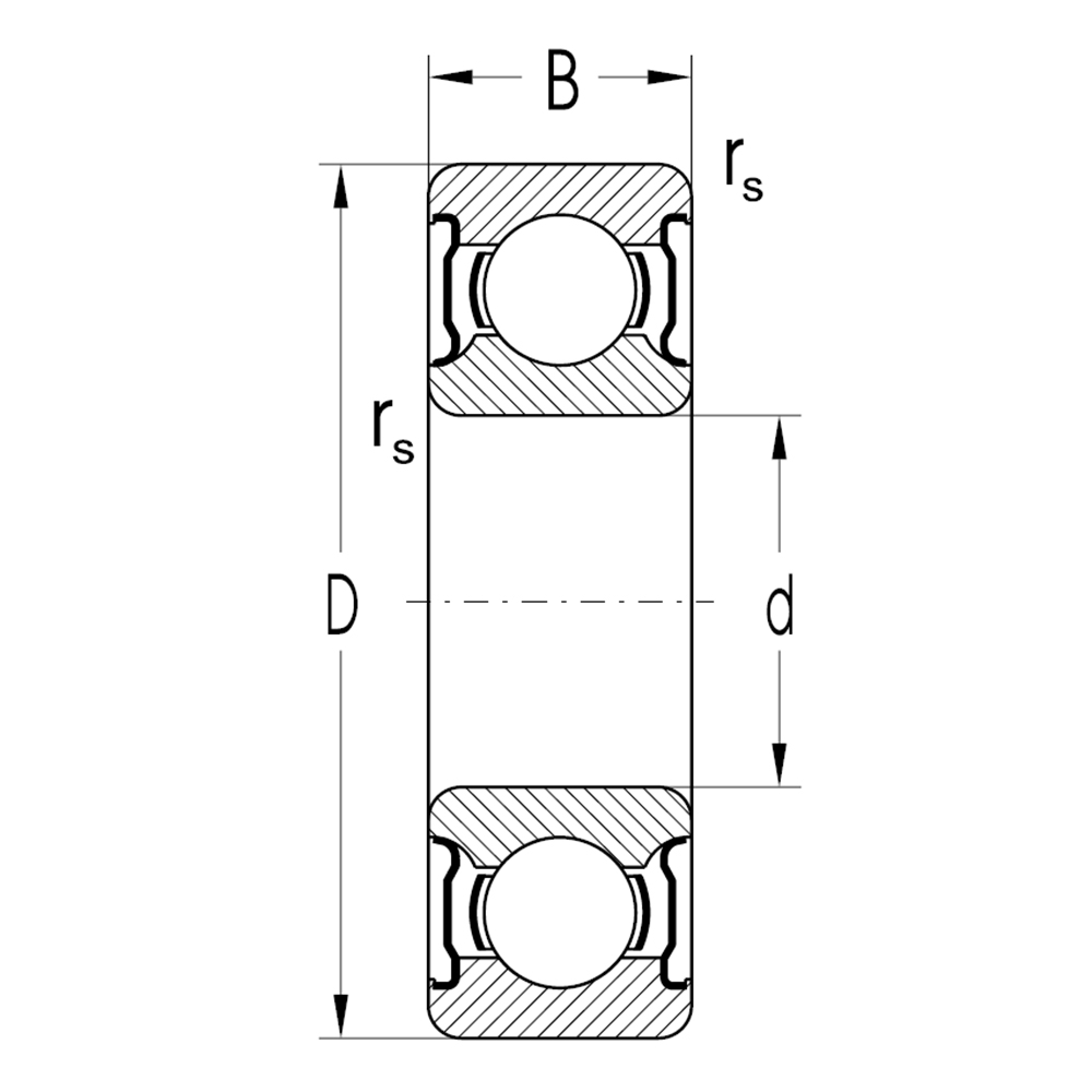 Подшипник 6202 2RS P6E