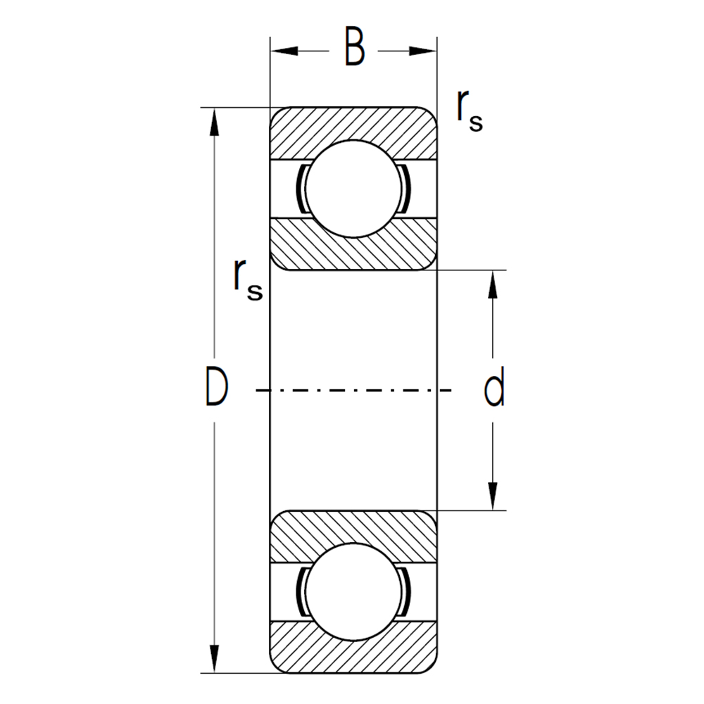 Подшипник 6203 P64S1