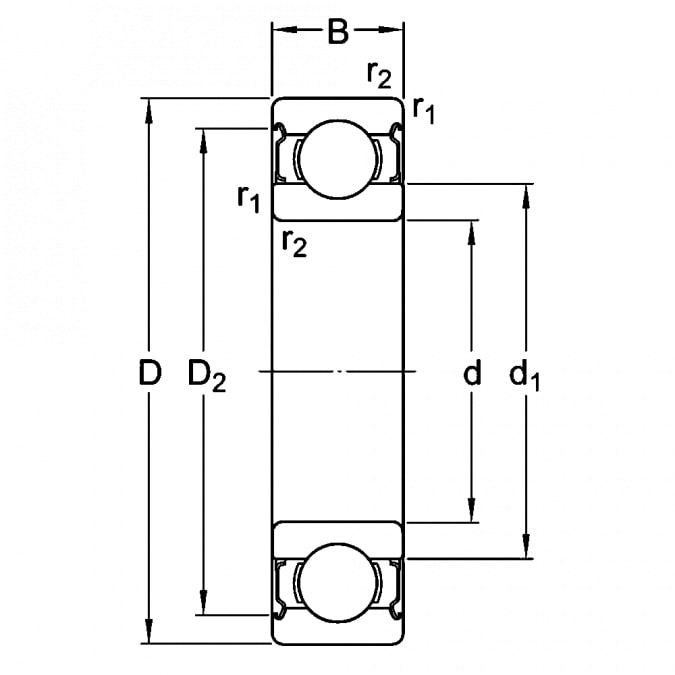 Подшипник 6309 ZZ (80309AC17) TECHNIX