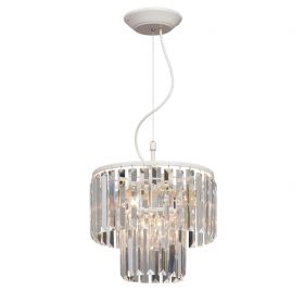 Люстра Vitaluce V5179-0/4S, 4хE14 Макс. 40Вт Бело-Бежевый, Матовый / Виталюче.
