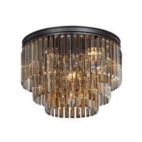 Люстра Vitaluce V5154-1/6+3+1PL, 10хE14 Макс. 40Вт Черный, Матовый / Виталюче.