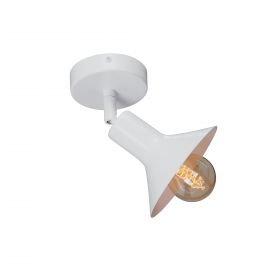 Люстра Vitaluce V4807-0/1PL, 1хЕ27 Макс. 40Вт Белый, Матовый / Виталюче.