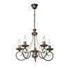 Люстра Vitaluce V3808-7/5, 5хE14 Макс. 40Вт  Коричневый, С Золотом / Виталюче.