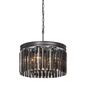 Люстра Vitaluce V5182-1/6, 6хE14 Макс. 40Вт Черный, Матовый / Виталюче.