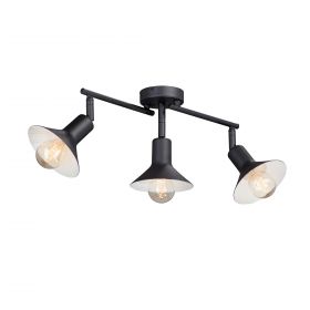 Люстра Vitaluce V4808-1/3PL, 3хЕ27 Макс. 40Вт Черный, Матовый / Виталюче.