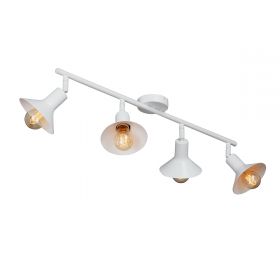 Люстра Vitaluce V4807-0/4PL, 4хЕ27 Макс. 40Вт Белый, Матовый / Виталюче.