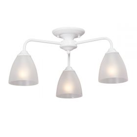 Люстра Vitaluce V3946-0/3PL, 3хЕ14 Макс. 40Вт Белый, Матовый / Виталюче.