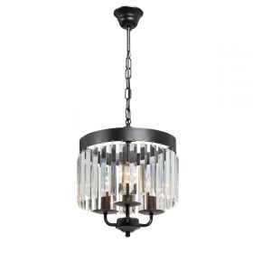 Люстра Vitaluce V5228-1/3, 3хE14 Макс. 40Вт Черный, Матовый / Виталюче.