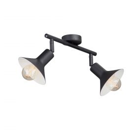 Люстра Vitaluce V4807-1/2PL, 2хЕ27 Макс. 40Вт Черный, Матовый / Виталюче.