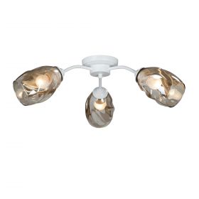Люстра Vitaluce V4929-0/3PL, 3xE27 Макс. 40Вт Белый, Матовый / Виталюче.