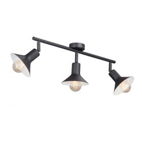 Люстра Vitaluce V4807-1/3PL, 3хЕ27 Макс. 40Вт Черный, Матовый / Виталюче.