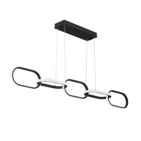 Светильник Светодиодный Vitaluce V4695-1/5S, LED 46Вт, 3900-4200К, 4242лм Черный, Матовый / Виталюче.
