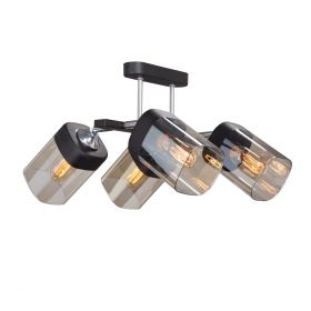 Люстра Vitaluce V4895-1/4PL, 4хЕ27 Макс. 40Вт Черный, Матовый / Виталюче.