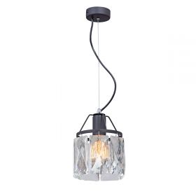 Люстра Vitaluce V5289-1/1S, 1хE27 Макс. 60Вт Черный, Матовый / Виталюче.