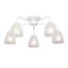 Люстра Vitaluce V3946-0/5PL, 5хЕ14 Макс. 40Вт Белый, Матовый / Виталюче.