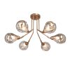 Люстра Vitaluce V4870-8/6PL 6хЕ14 Макс. 40Вт Светлая, Медь / Виталюче.