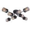 Люстра Vitaluce V4889-1/8PL, 8xE27 Макс. 40Вт Черный, Матовый / Виталюче.