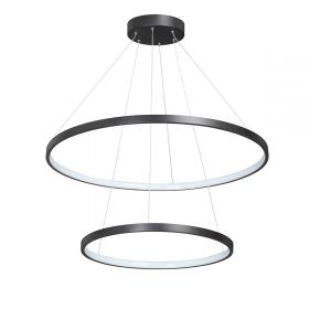 Светильник Светодиодный Vitaluce V04614-13/2S, LED 66Вт, 3000К, 5260лм Черный, Матовый / Виталюче.