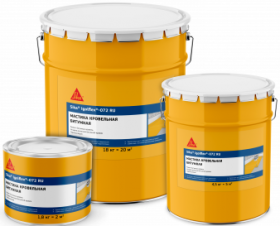 Мастика Кровельная Sika Igolflex-072 21.5л Битумная, Однокомпонентная, Черная.