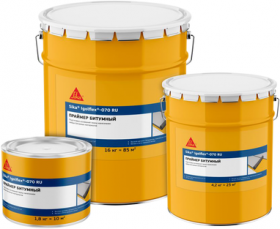 Праймер Битумный Sika Igolflex-070 2л на Основе Растворителя, Белый.